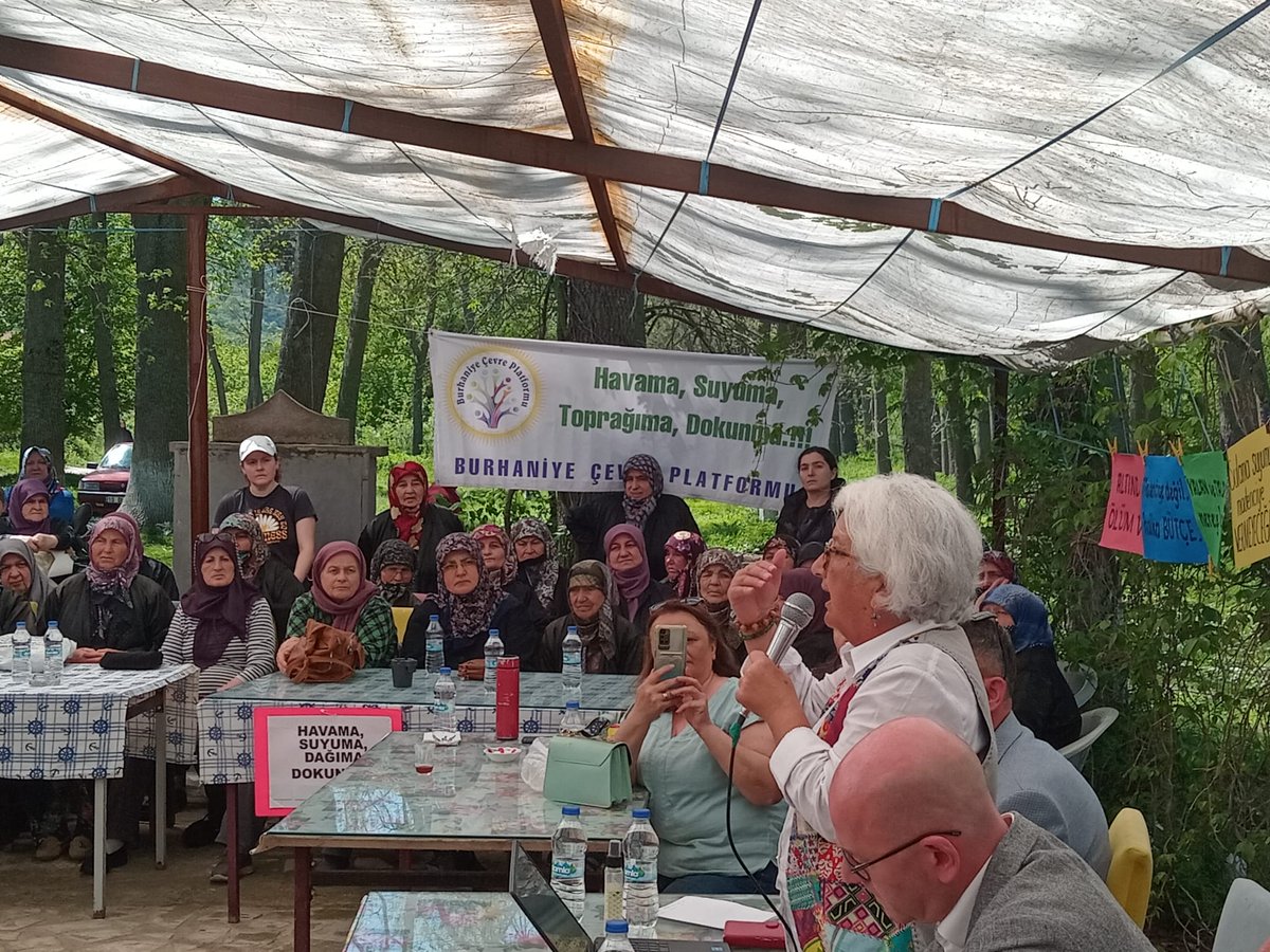 Balıkesir İvrindi Gökçeyazı' da CVK altın madenine karşı yapılan toplantıda bir direniş komitesi oluşturuldu. Komitede köylüler ve ekoloji örgütleri temsilcileri var. Toplantıda ayrıca bir nöbet alanı oluşturma kararı da alındı... 👉👉 @kazdagikoruma