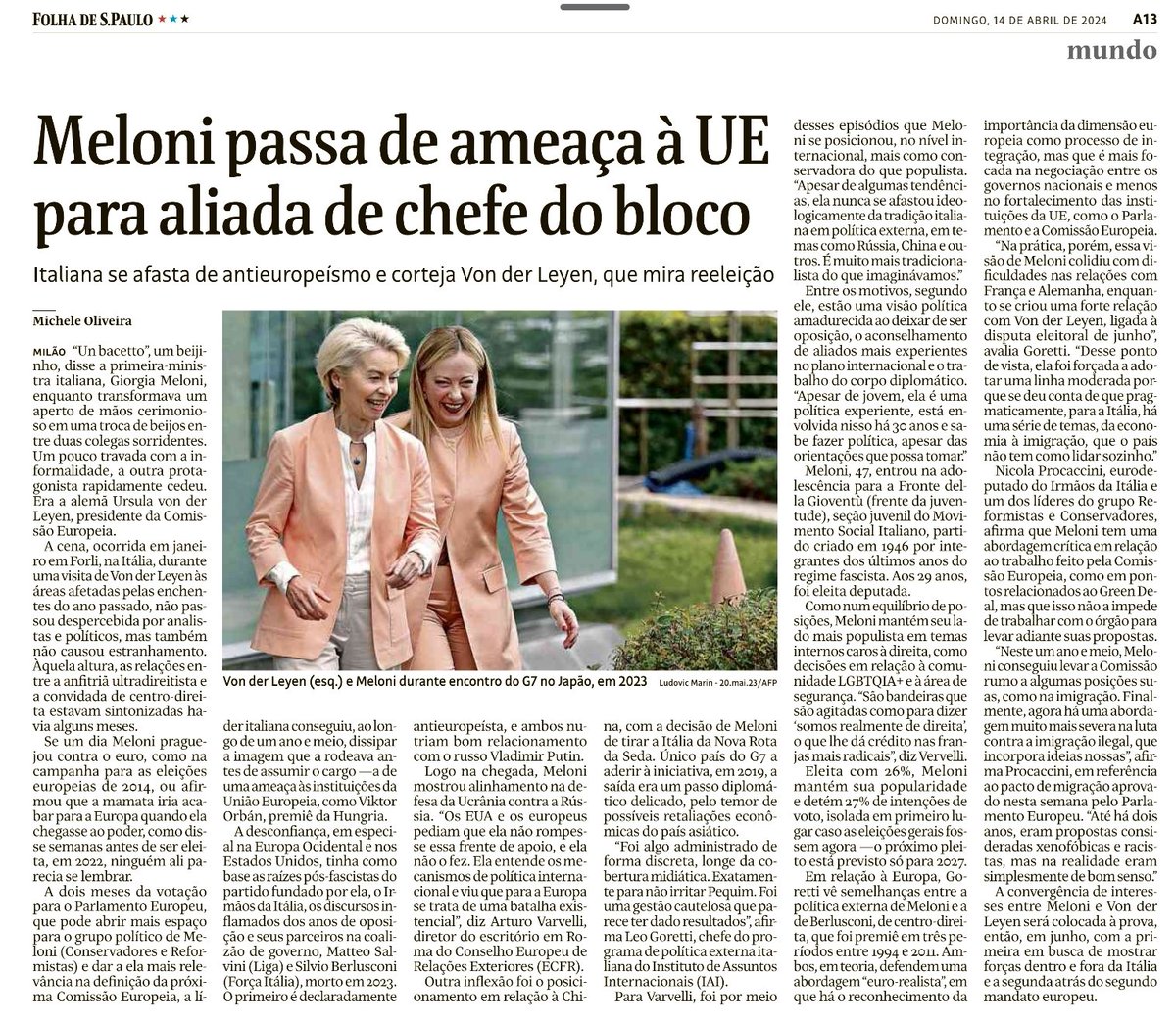 Na polêmica da semana passada entre #AlexandreDeMoraes Vs #ElonMuskBrazil, comentei que a grande mídia calhorda está a serviço dos grandes grupos econômicos e faz acordo até com o diabo para manter o status quo e o modelo Neo Liberal. Pois bem, na Europa isso já foi consumado.…