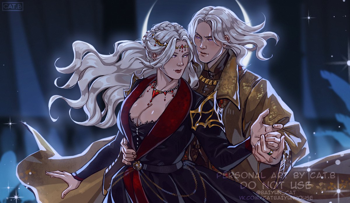 My piece for #rhaegonsweek 💚
Been wanting to draw them for a long time, for I love this ship so much. Glad I had the chance. 

Passing the baton to @nonconfy_  and @twentyfiveweeks

#rhaegonsweek #HouseOfTheDragon
#AegonTargaryen #RhaenyraTargaryen