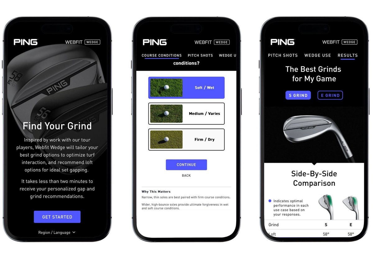 So, @pingtour thinks they can fit you for a wedge, from your couch... I'll be honest - lofts, bounces and grinds can get confusing. Can this really you find your better wedge? Let's see 👉🏽 bit.ly/4av2oa2