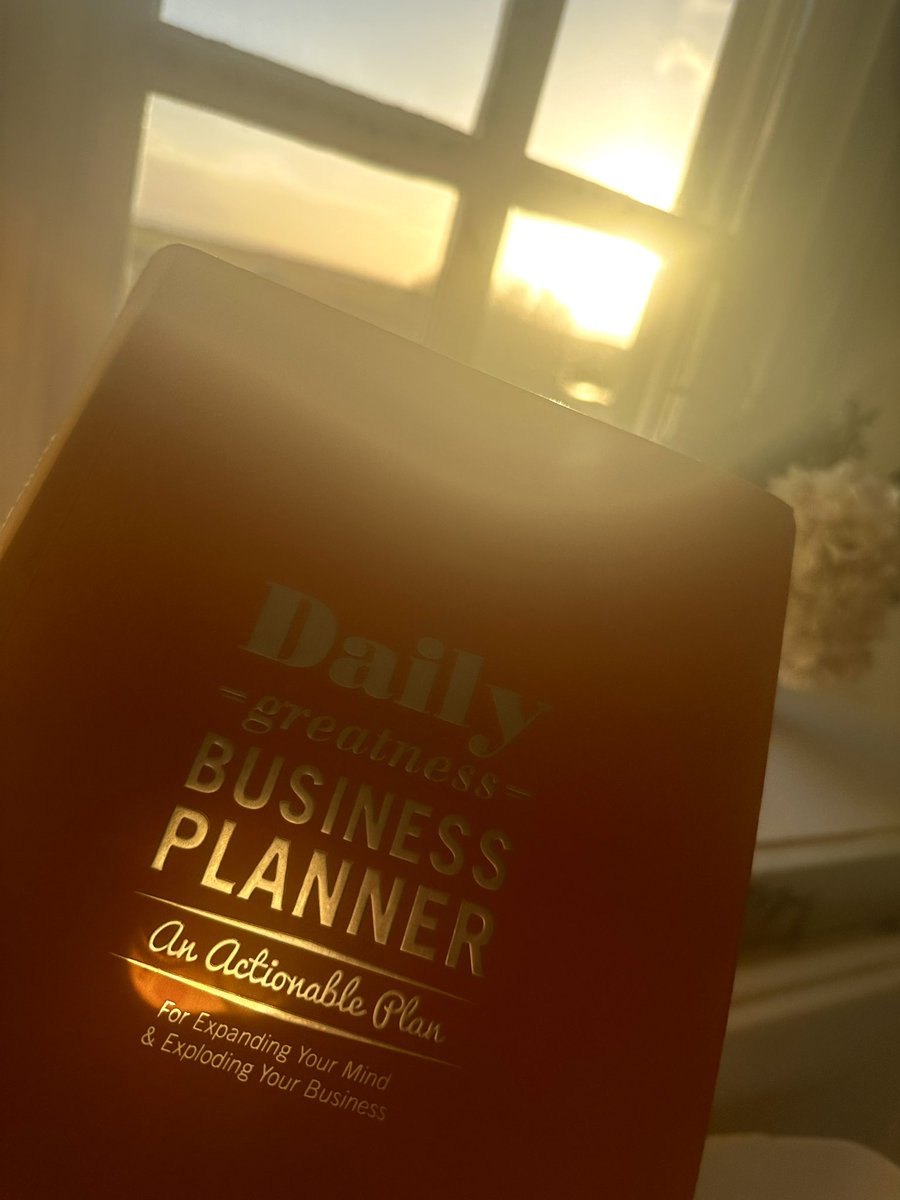 Never did I think I’d say I’m enjoying a daily business planning book but there you go!
