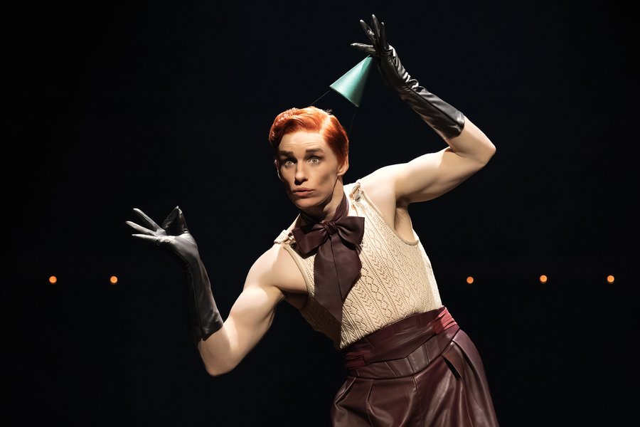 First look at Eddie Redmayne as The Emcee on Broadway 