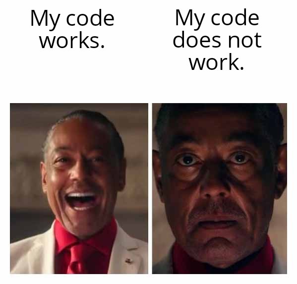 Programmers' everyday thing 😅😅
#DevHumor #CodingMemes #ProgrammerLife #TechHumor
#SoftwareDeveloper