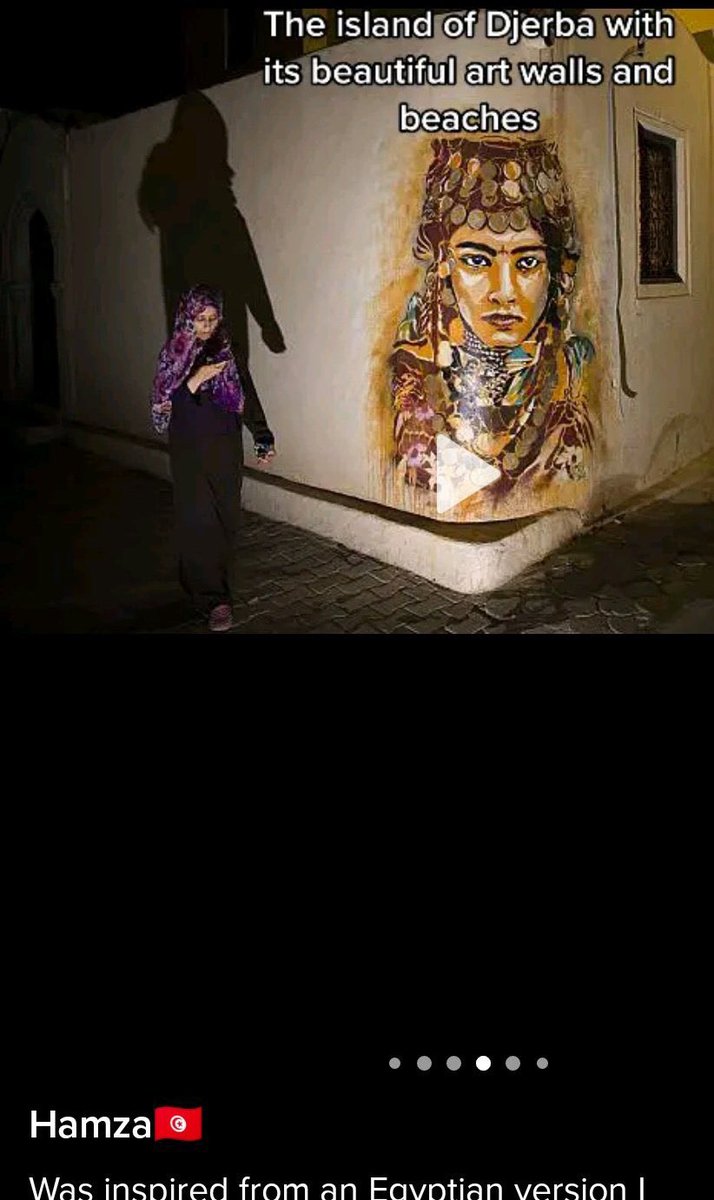 S'approprier même les photos des algérien(ne)s comme font les marocains. Le portrait de la fille de wlad Nail cette fois dessinée sur les murs tunisiens exactement à Djerba, l'endroit le plus touristique.