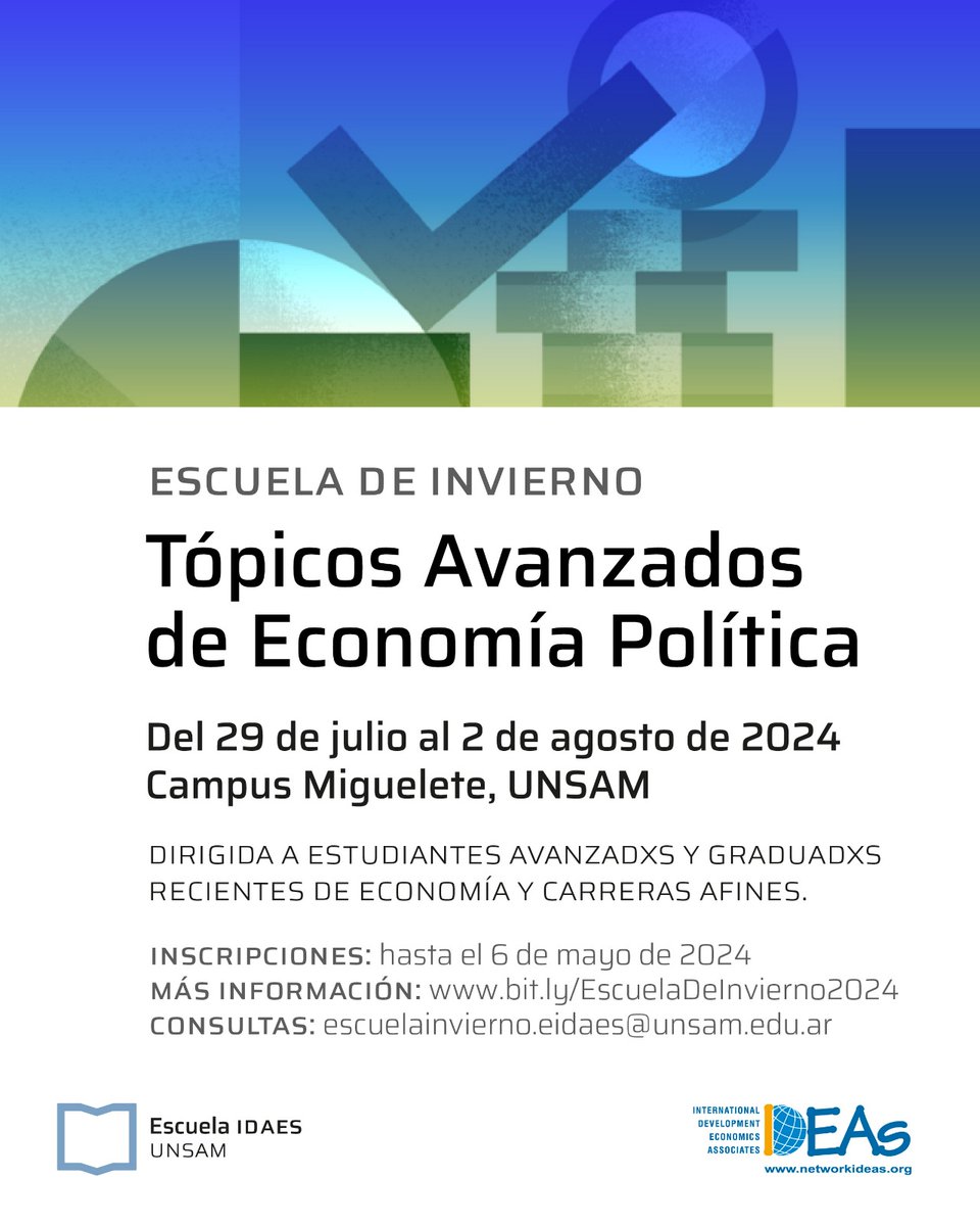 ¿Estás estudiando Economía y sentís que te faltan herramientas para entender la realidad? ¿Creés que en las carreras faltan perspectivas o querés profundizar en ellas? ¿Te gustaría ver qué se estudia en posgrados de economía heterodoxa? ¡Tenemos una propuesta para vos!