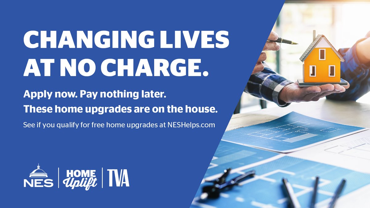 Join us if you need assistance completing your Home Uplift application. Stop by NES (1214 Church St) this Thursday between 12-5 pm for help applying for a free home energy upgrade. Visit bit.ly/3v6HSwY to see if you qualify.