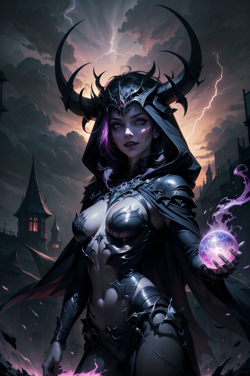 SignunVonBeruck's tweet photo. Another entry for the #AmbushAI by @KettleworksAI and @FantasyofAIArt
The matriarch from a covent of chaos witches is here.
#AI #AIgirl #StableDiffusion #WaifuDiffusion https://t.co/vz5T5ORrjG