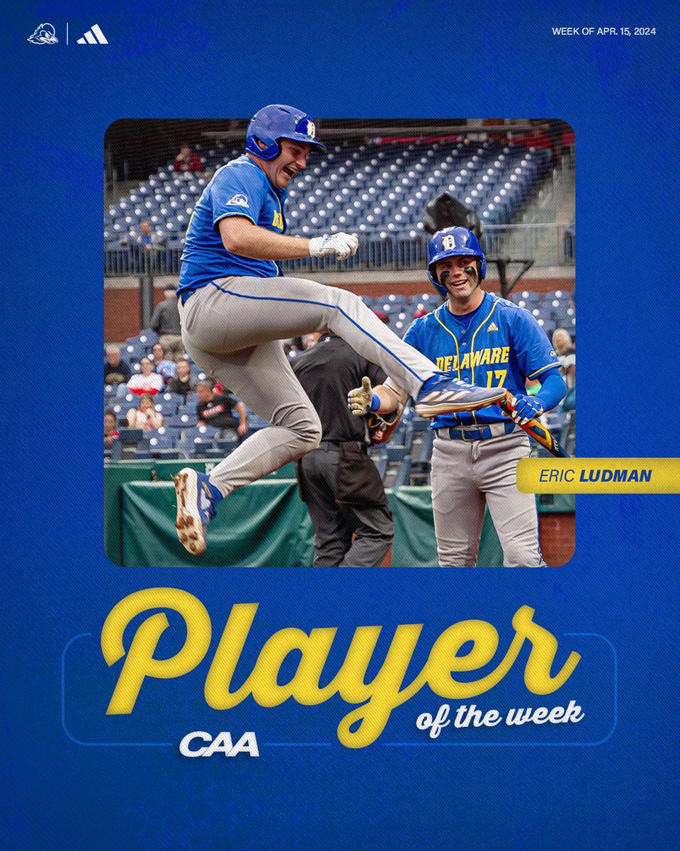 DelawareBASE's tweet photo. What a week for @ericludman44 ‼️

📰: https://t.co/om8ileBO1T https://t.co/kZspeMSXEX
