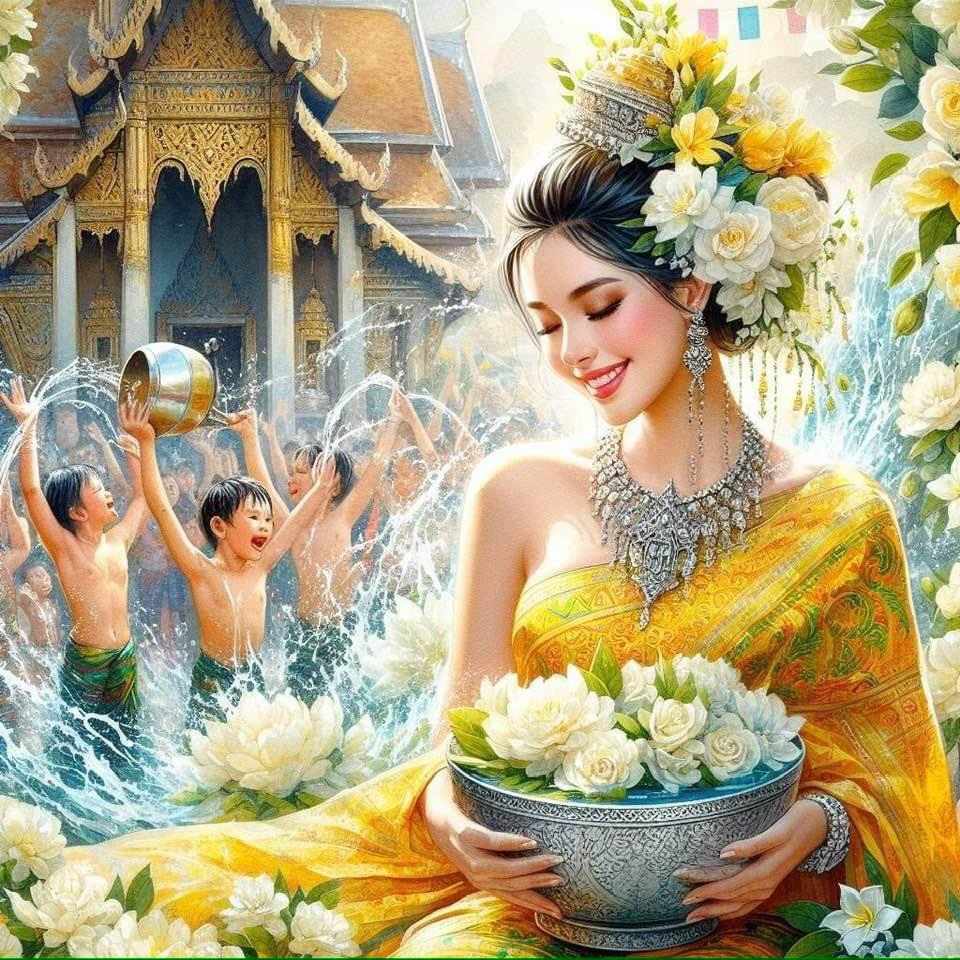 Happy Lao New Year! Sok dee bee mai!