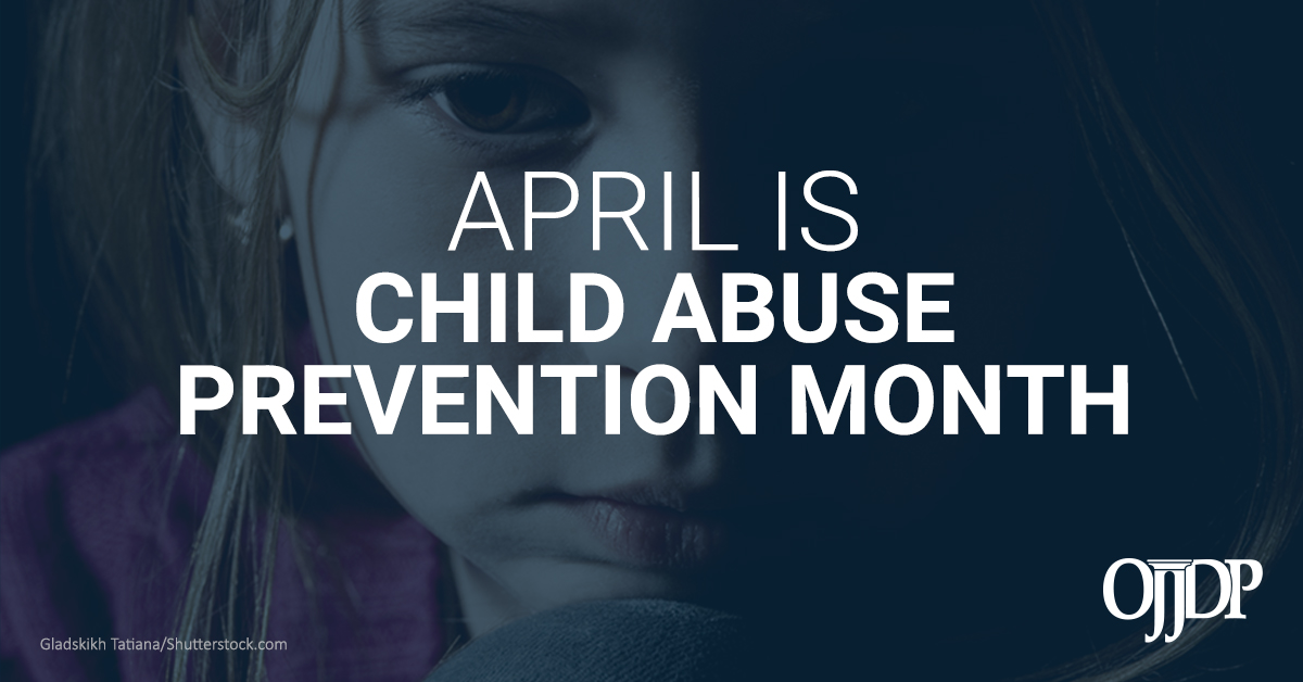 Throughout #ChildAbusePreventionMonth – and all year long – OJJDP works to support youth who experience violence. Learn about our programs, resources, and prevention strategies to help safeguard children from abuse: ojjdp.ojp.gov/programs/respo… #CAPM #ThrivingFamilies