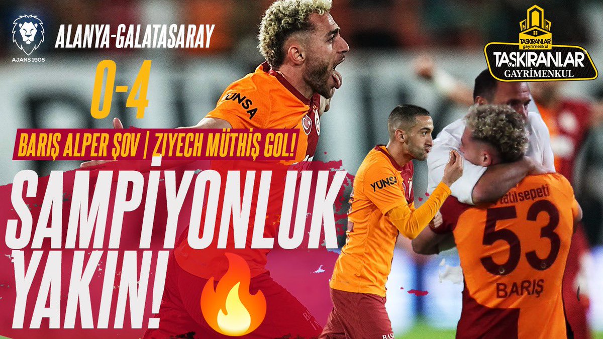 Ajans 1905 #ALNvGS Canlı Yayını Başladı❗️ youtube.com/live/RHSKYkfDb… ✅ŞAMPİYONLUK YAKIN🔥 ✅Barış Alper ŞOV YAPTI 🔥 ✅Hakim Ziyech MUAZZAM GOL ✅Mauro Icardi GOOL! ✅Okan Buruk Müthiş Hamleler ✅Kırmızı Kart | İptal edilen golümüz ✅Kerem Aktürkoğlu | Kön | Mertens ✅Serge…