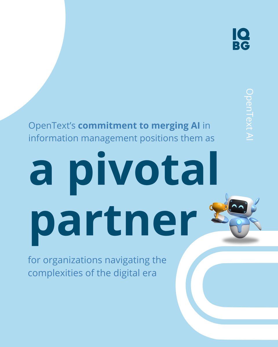 Next-Gen Aviator Capabilities: #OpenText Raises the Bar in AI for ECM

#informationmanagement #ai

📚 Read More: lnkd.in/gP6RTxrw