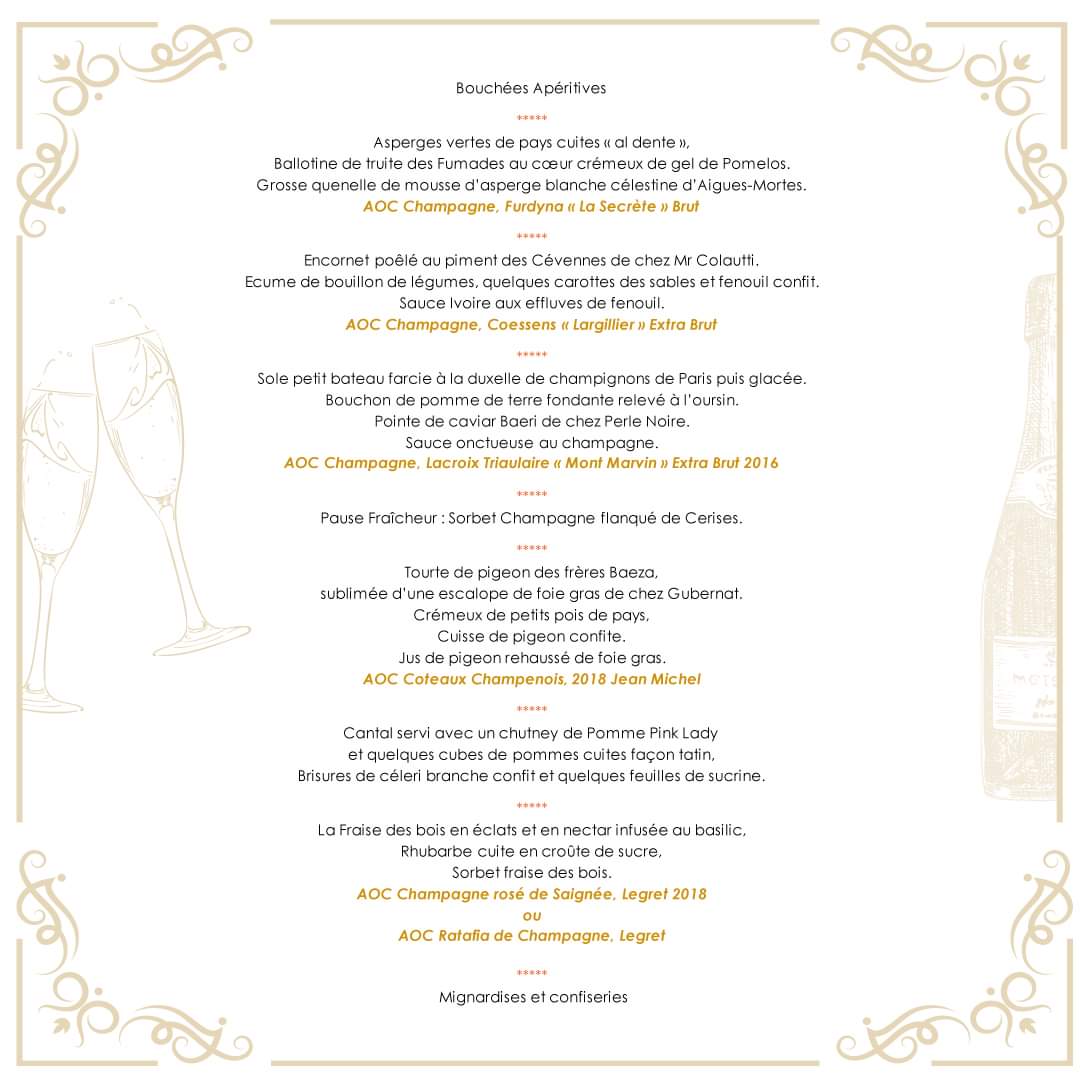 Restaurant_SKAB's tweet photo. [ 𝐌𝐞𝐧𝐮 𝐚𝐜𝐜𝐨𝐫𝐝 𝐌𝐞𝐭𝐬 &amp; 𝐂𝐡𝐚𝐦𝐩𝐚𝐠𝐧𝐞𝐬 ]
Vendredi 26 &amp; Samedi 27 Avril venez déguster notre #menu spécial #champagne. 

Stephane Stoetzel  notre sommelier a sélectionné des champagnes coups de cœur pour notre Menu spécial Champagne avec 6 Cuvées. https://t.co/9pEovulDyg