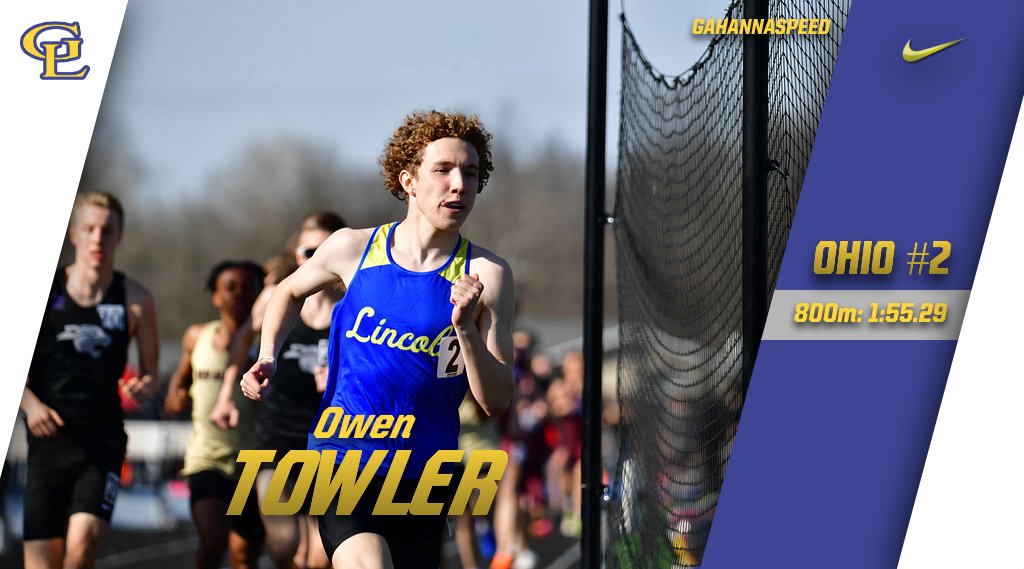 📢 Junior @O1Towler has been on a mission in the first part of the Outdoor Season as he has now hit 1:55 ✌️ and is currently ranked #2 in Ohio in the 800! #WaitForIt #STANCE @gahannaxc @GLHS_Athletics