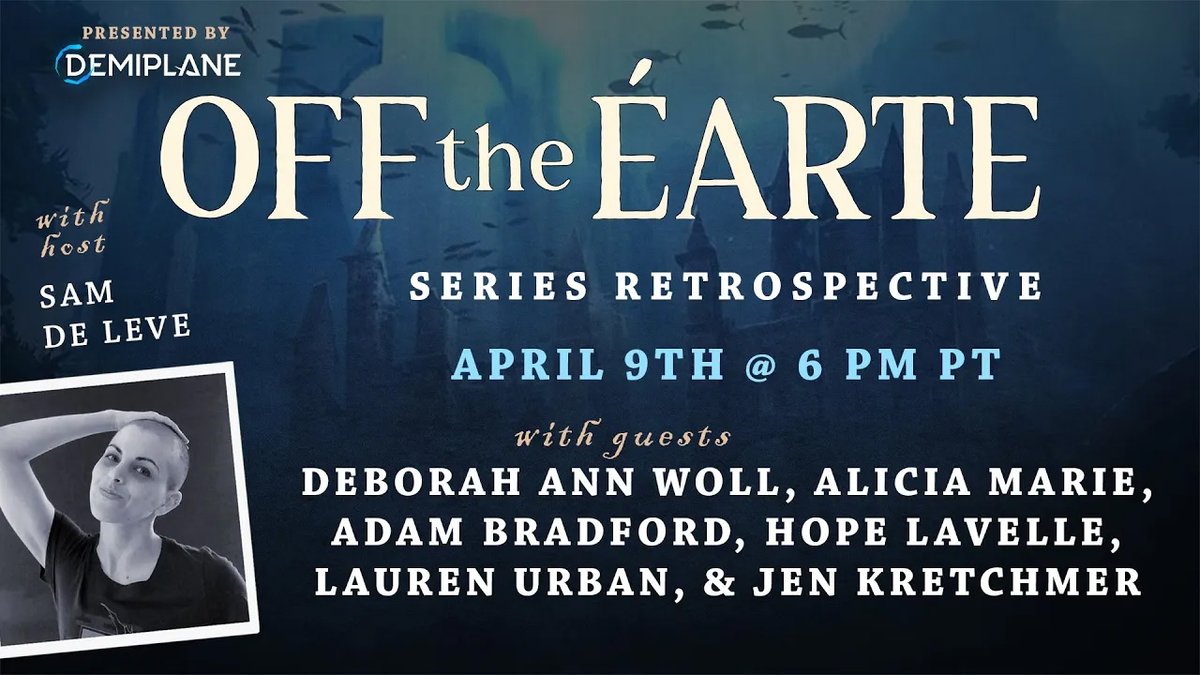 All good things must come to an end. From On the Éarte, to Off the Éarte, come conclude the #ChildrenOfÉarte journey with @DeborahAnnWoll, @BadEyeAdam, @TheHopeLaVelle, @dreamwisp, @AliciaMarieBODY, @OboeLauren, and @ChaiKovsky on VOD now: youtu.be/PAMrVrDjxVE