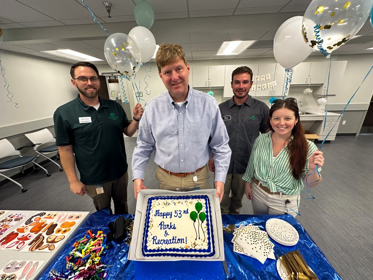Happy birthday to us! The Chesterfield County Parks and Recreation department turned 53 yesterday. Celebrate with us on this gorgeous day.