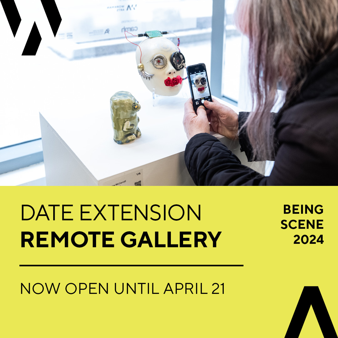 🖼 The Being Scene Juried Exhibition being hosted @remotegallery will now be open until April 21st! #WorkmanArts #BeingScene #BeingSceneJuriedExhibition #RemoteGallery
