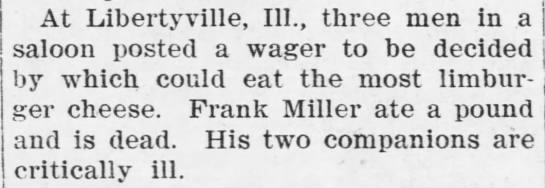 This must have made for one hell of a eulogy. (Ottawa Herald 1906, via @_newspapers)