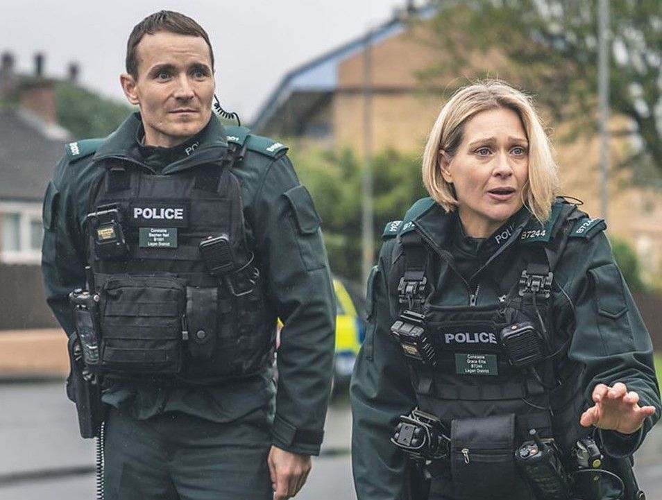 We were big fans of #BlueLights so are delighted that it's back on BBC One at 9 tonight - with another 2 series commissioned. We pick up the action a year on, following 3 probationary police officers in Belfast including Grace (Siân Brooke from Lichfield).