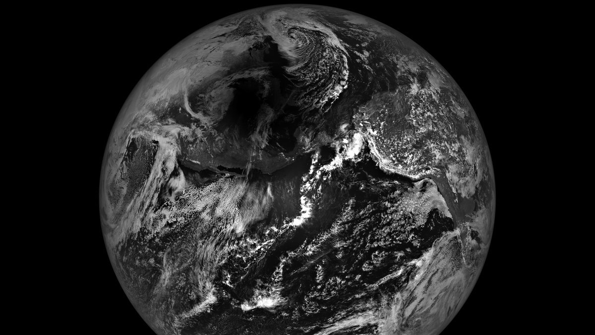 Last week's total solar eclipse photographed from lunar orbit