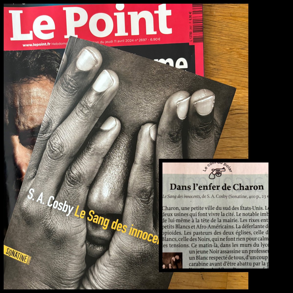 #presse Le Sang des innocents est « une éblouissante étude sociologique à hauteur d’homme sur les Etats-Unis, le déclassement, les tensions raciales, les inégalités. Passionnant. » @RomainGubert @LePoint 🙏🏼🔥 @blacklionking73 @SonatineEdition