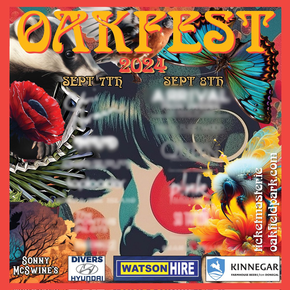 ❗️OAKFEST 2024❗️September 7th & 8th Tickets go on sale this Friday, April 19th, at 10 am and will be only available on our website oakfieldpark.com/oakfest or ticketmaster.ie Until then, we are keeping you in suspense just a little longer as the full musical line-up…