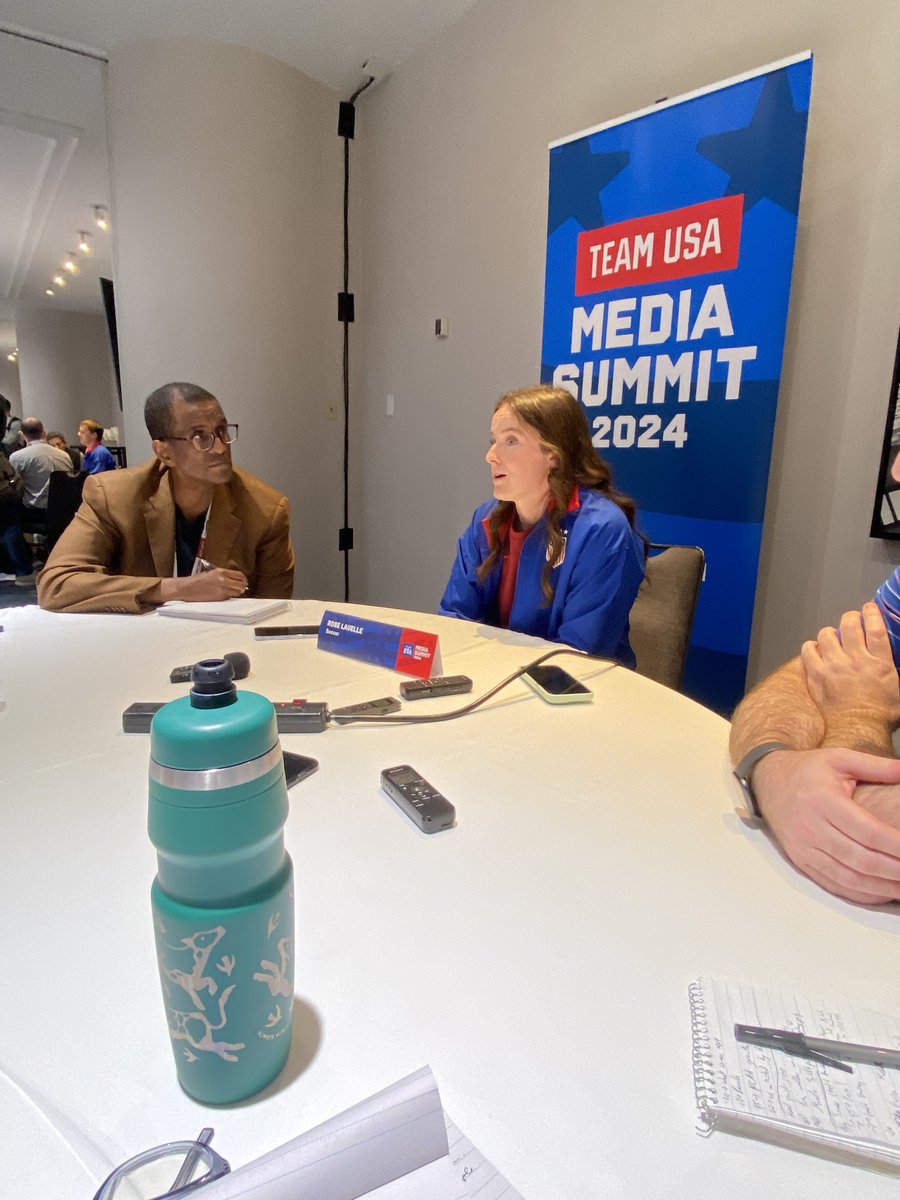 After getting through Jane Eyre this winter, @Roselavelle is in a reading slump. Any book suggestions for the @USWNT soccer player? @TeamUSA #MediaSummit