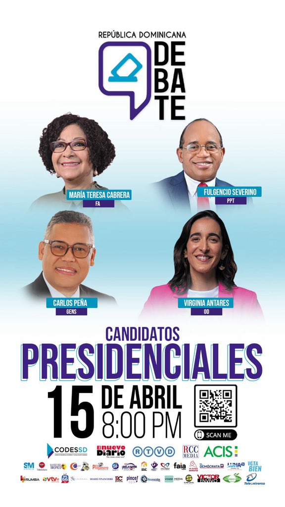 #MariaTeresa
#DebatePresidencial2024 
#RDDebate