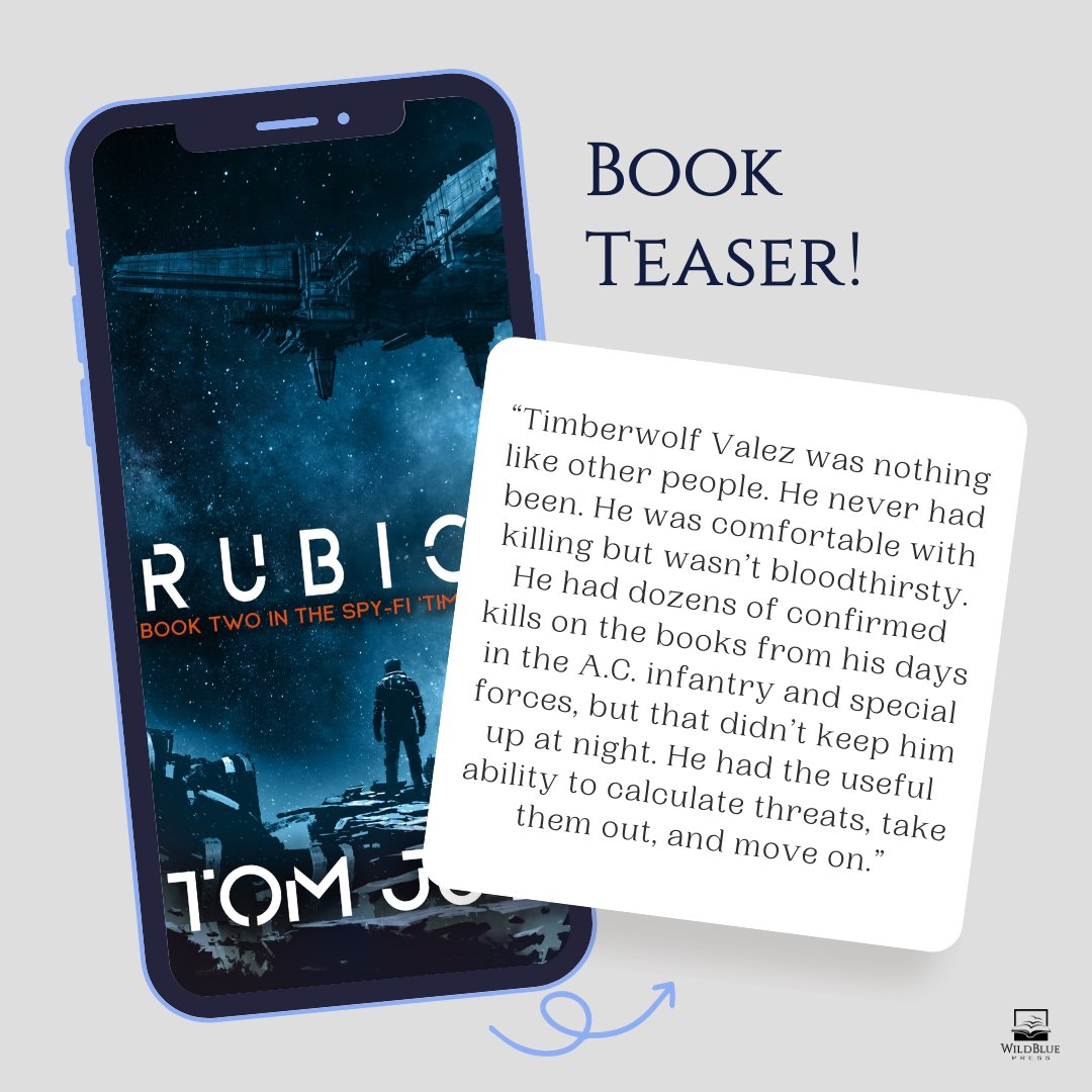 Have you met Timberwolf yet? See what he is up to in the new installment of the Timberwolf series, RUBICON! Get your copy here: wbp.bz/rubiconwbp #Rubicon #TomJulian #Spyfi #Scifi #TimberwolfSeries #Sequel #WildBluePress #IAN1 #TYB #authornetwork #iartg #BMRTG #SNRTG