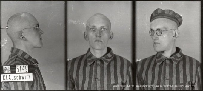 15 April 1920 | A Polish man, Adam Kuśnierz, was born in Tarnobrzeg. A clerk. In #Auschwitz from 9 November 1940. No 6149 He perished in the camp on 9 September 1942.