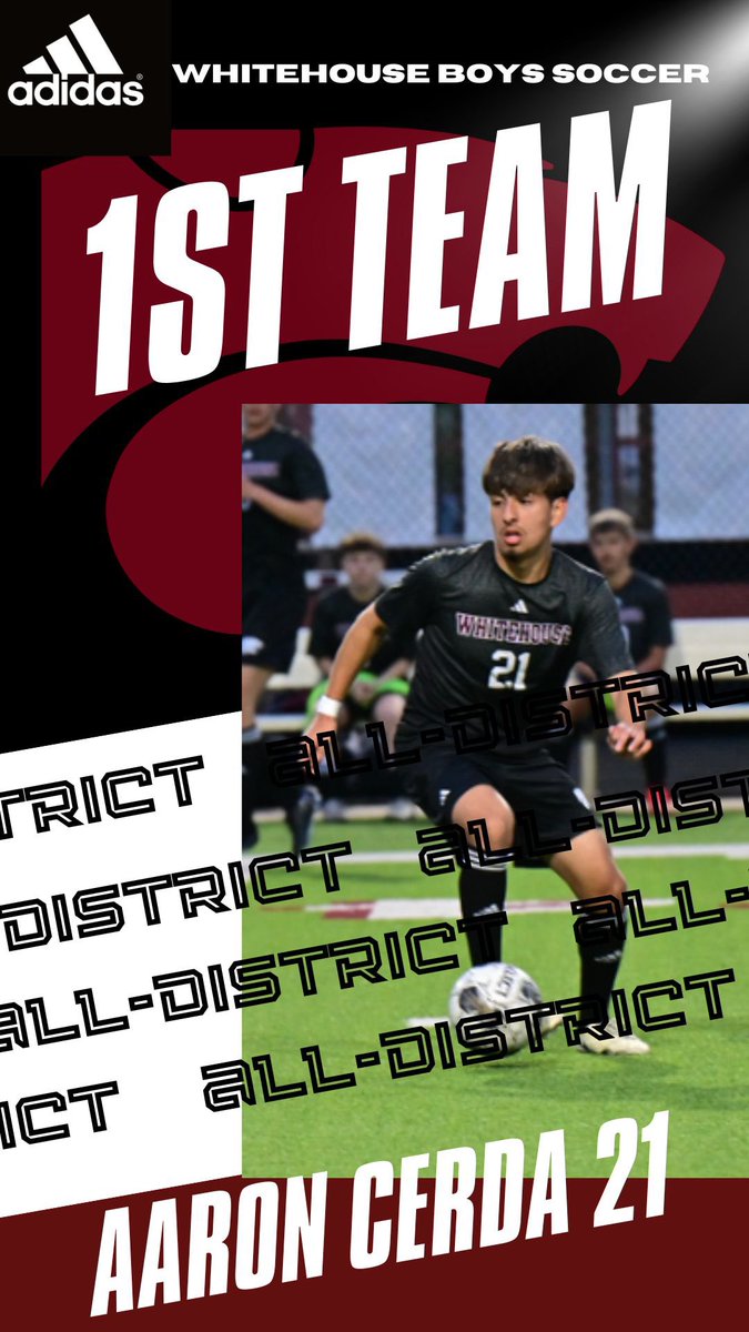 Congrats to our First Team All-District players! 🔥⚽️