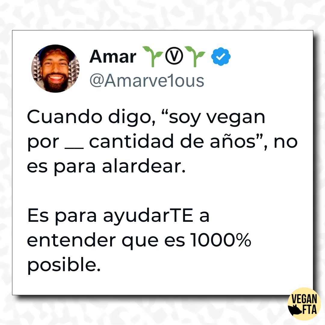 ¡Es totalmente posible! 💯

Y muchas personas que llevan años siendo veganas sin problemas son una muestra de ello 💪

📸 Tuit de @amarve1ous

#veganismo #comunidadvegana #frasesparapensar #frasedeldia