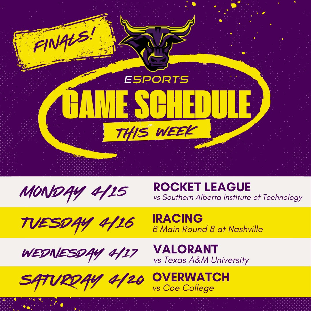 We've got exciting matches this week at @MNSUMankato. After Overwatch secured a victory in the @nacestarleague Varsity Plus finals, can we secure two more championships in Rocket League and Valorant? That might steal some @MinnStAthletics fans 👀 @MSU_TheHerd.