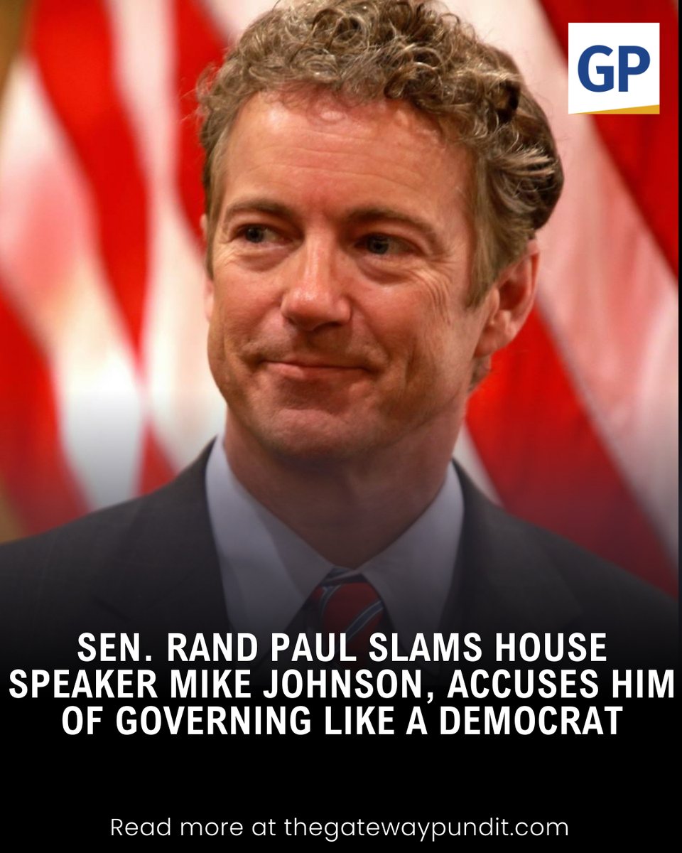 Kentucky Senator Rand Paul did not hold back in his criticisms of Speaker of the House Mike Johnson, accusing him of governing the country like a Democrat since assuming the role last year.