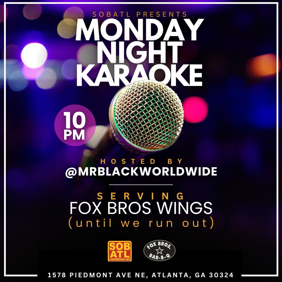 Don't forget our 🆕 Monday Nights!⁠ The Middle Room at 🕖️ 7 pm:⁠ Weekly Jazz Jam 🎷🎸 w/ Arkose & Friends⁠ Followed by Karaoke with @mrblackworldwide⁠ 🍴Serving Fox Brothers wings 🔥🍗 until we run out 💨