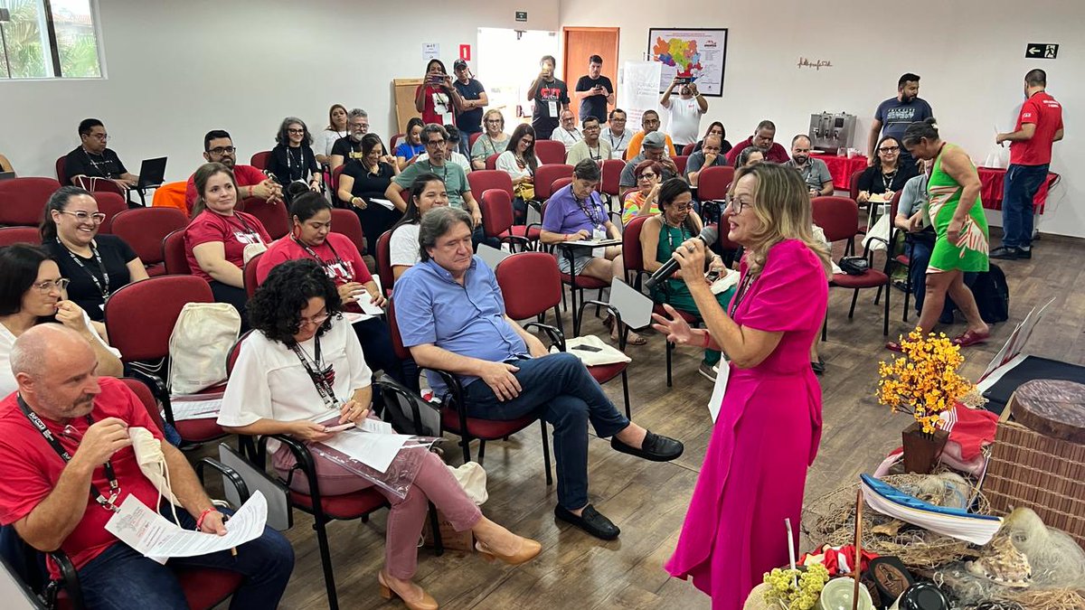 CUT_Brasil's tweet photo. O Encontro Nacional de Formação da CUT (Enafor), cujo mote este ano é “Esperançar: https://t.co/hkoxRvFoV4