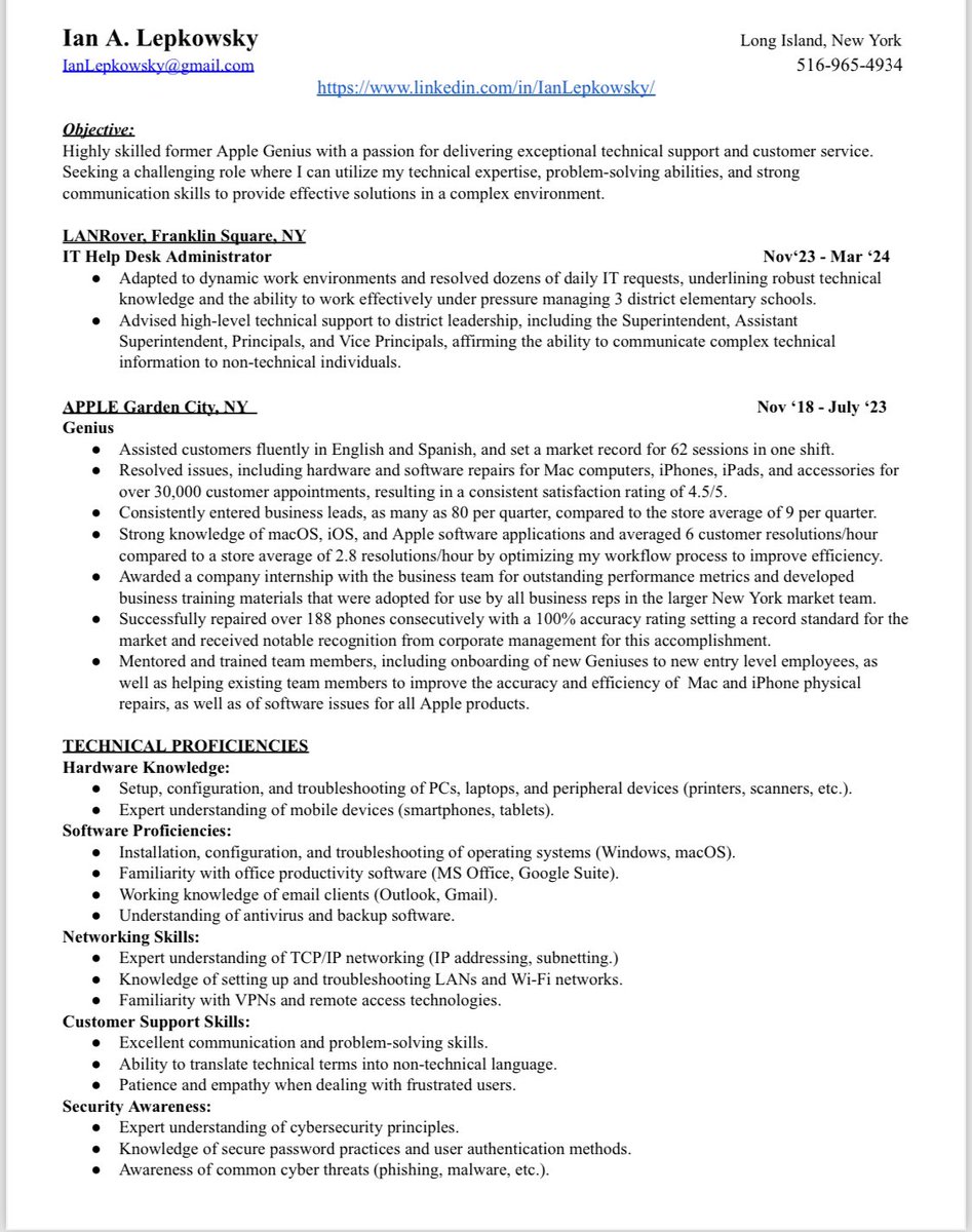 No Airdrops 
No Handouts 
No Gimmicks 

Looking for a job referral based on my current resume or help tuning up my resume if that’s the issue. 

7.8k followers.

Friends with so many @veefriends.

I’m a highly skilled hard worker, and I’d deeply appreciate a job referral. 

😊 ❤️