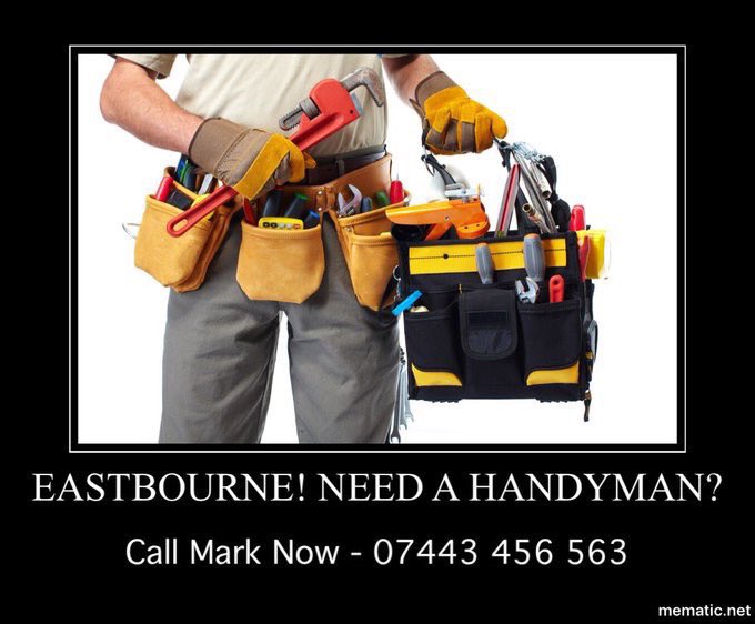 Need a quality and affordable  handyman? Call now. #Eastbourne #Hailsham #polegate #westham #bexhill #sussex #Handyman PLEASE RT