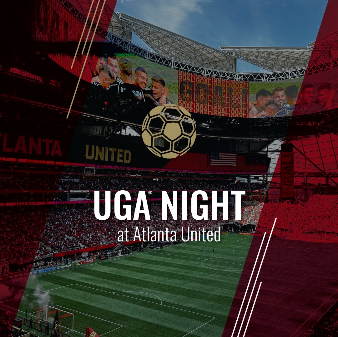 Get an exclusive UGA x Atlanta United flag! Unite & Conquer with your fellow Bulldogs! Join us for UGA Night at ATL United as they face off with D.C. United on May 11 at 7:30 PM EST Get your tickets: godaw.gs/cNb650Rgan0 #NeverBarkAlone