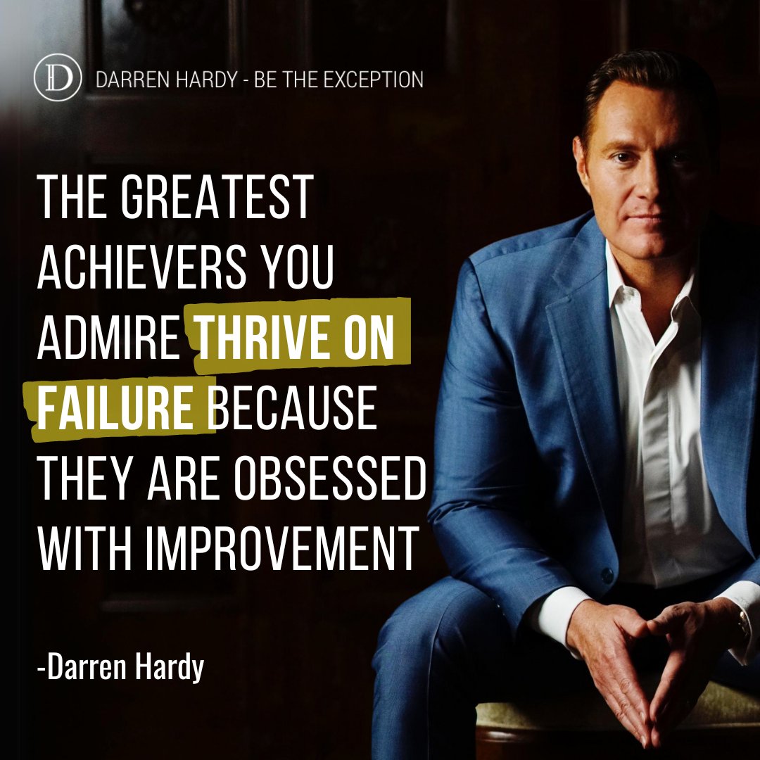 🚀Success is all about turning setbacks into comebacks. Join #DarrenDaily for your free daily dose of growth🚀and transform every failure into a step towards success! hubs.ly/Q01XQvtx0

#AchieveMore #DarrenDaily #PersonalGrowth #Mentoring #BetterEveryDay #motivationalmonday