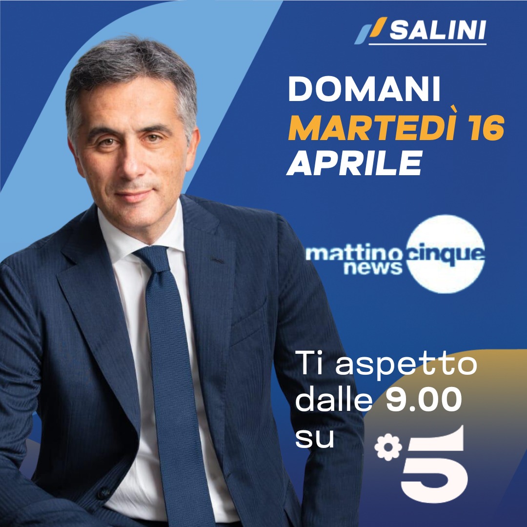 Appuntamento domani mattina, martedì 16 aprile, alle 9.00 a @mattino5. Partiremo da una storia molto particolare per affrontare un tema che riguarda da vicino la nostra società e le nostre comunità locali #canale5