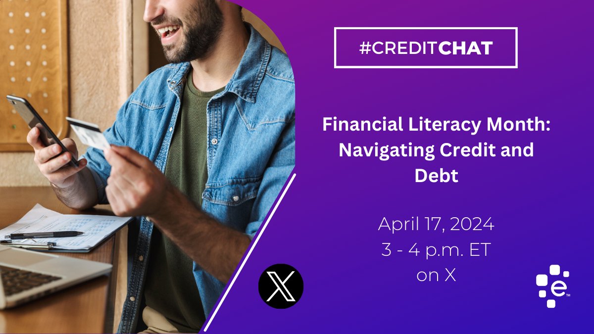 Join our founder Ilyce Glink on an @Experian_US #CreditChat today, April 17 at 3 pm ET for Financial Literacy Month. This week's chat highlights the importance of #budgeting and #saving. experian.com/blogs/news/flm… #FinancialLiteracy #EmployeeWellness #FinancialWellness