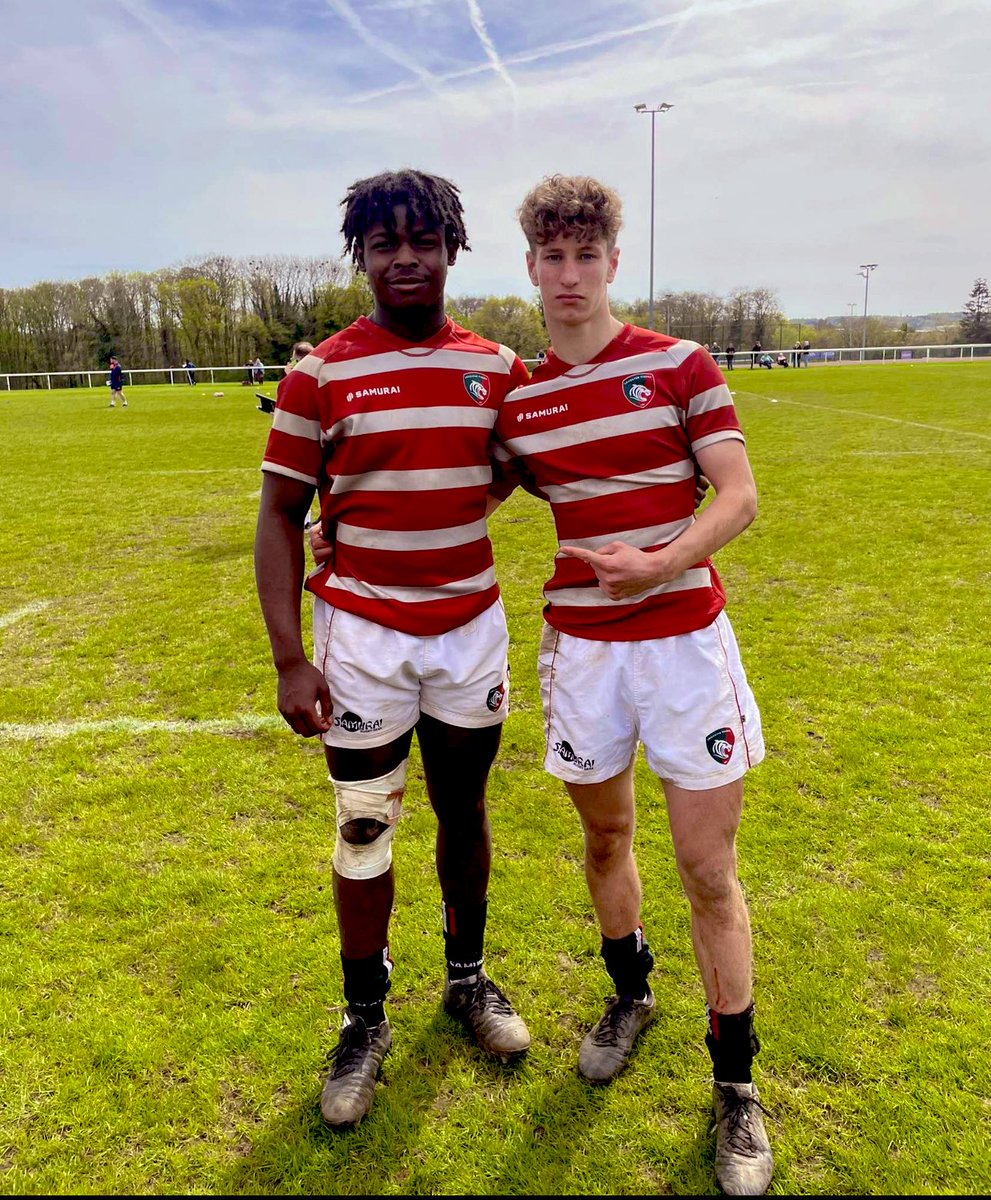 Well done to @TrentCollege Year 12 🏉 players Sam and Dante (plus Matt not pictured) who were playing for @LeicesterTigers over the break. #TrentSport #GoFurther 🔴⚪️🔵🏉