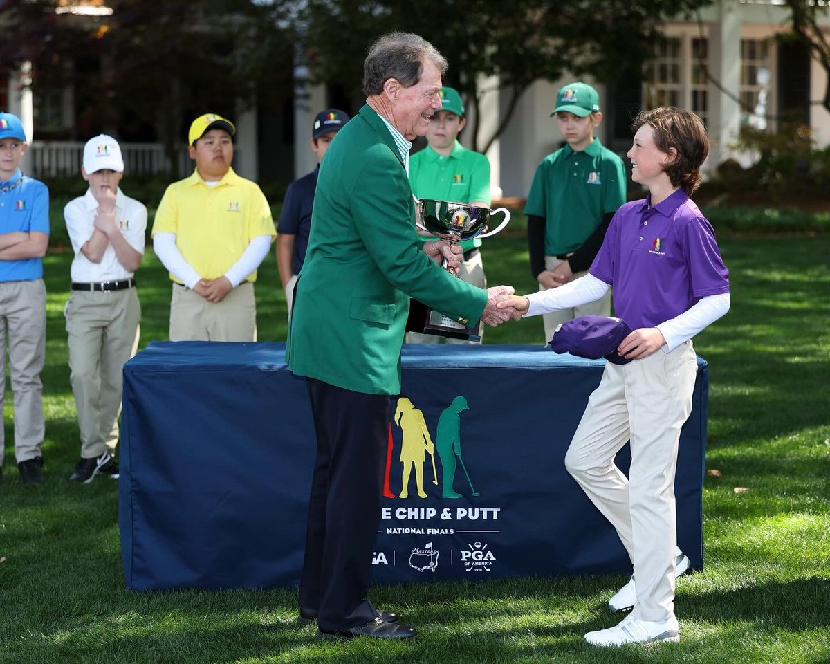 Tom Watson (@tomwatsonpga) on Twitter photo Made wonderful memories celebrating some very special traditions this past week at #TheMasters. My congratulations to Scottie Scheffler on yet another historic performance! An exemplary Champion @themasters Made wonderful memories celebrating some very special traditions this past week at #TheMasters. My congratulations to Scottie Scheffler on yet another historic performance! An exemplary Champion @themasters