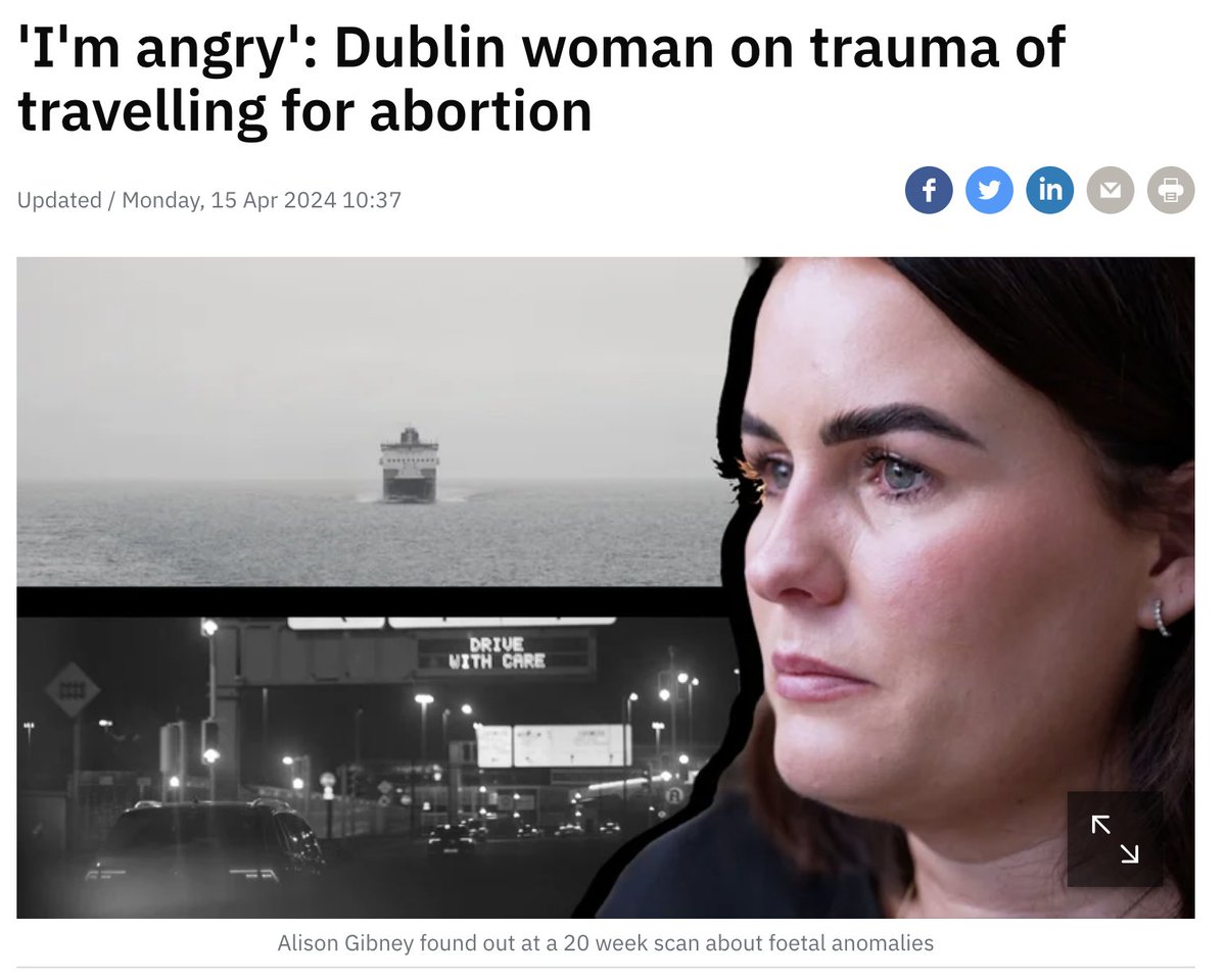 Watch RTÉ Investigates: Ireland’s Abortion Services on Monday April 15 at 9.35pm on RTÉ One and RTÉ Player. Produced and directed by Lucy Kennedy with reporter Aoife Hegarty. tinyurl.com/yz66cf86