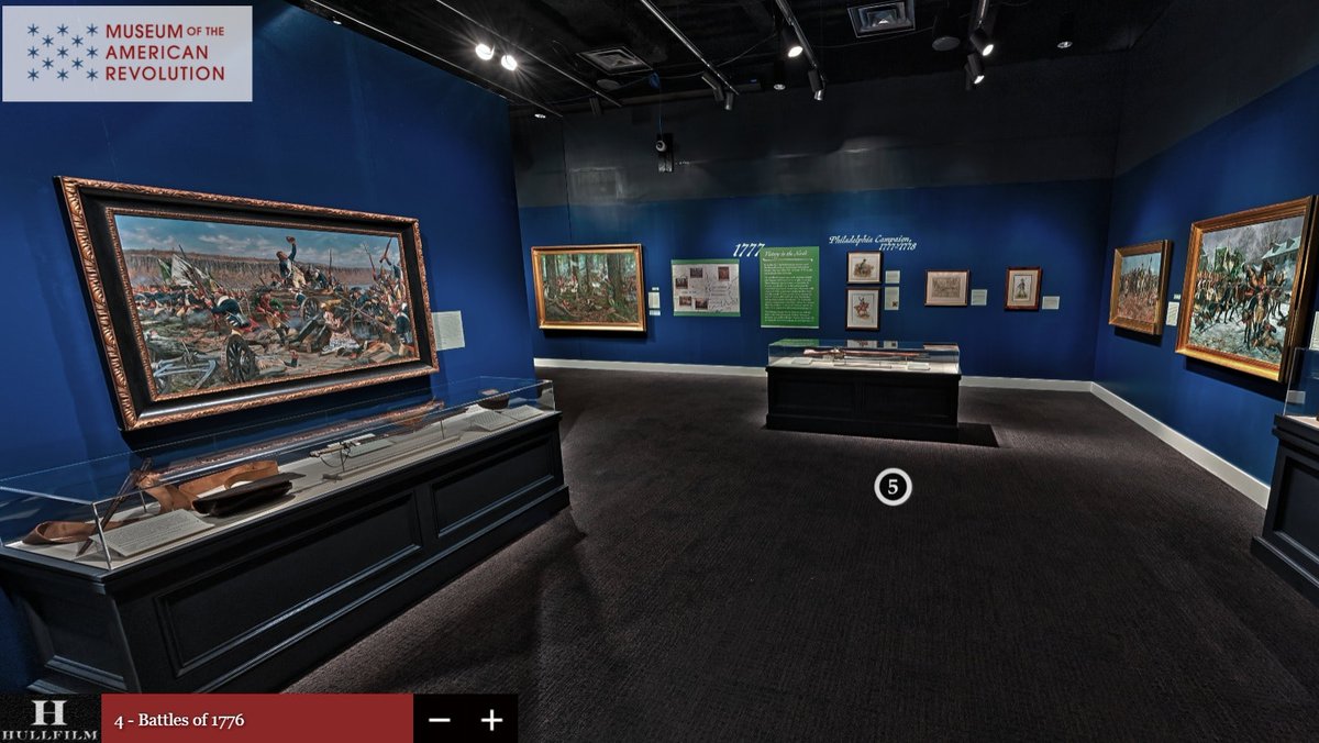 Explore our past special exhibition, Liberty: Don Troiani's Paintings of the Revolutionary War, and take a closer look at nationally renowned historical artist #DonTroiani's artwork from anywhere with our 360-degree virtual tour. #WorldArtDay 🎨: bit.ly/3uJCGfK