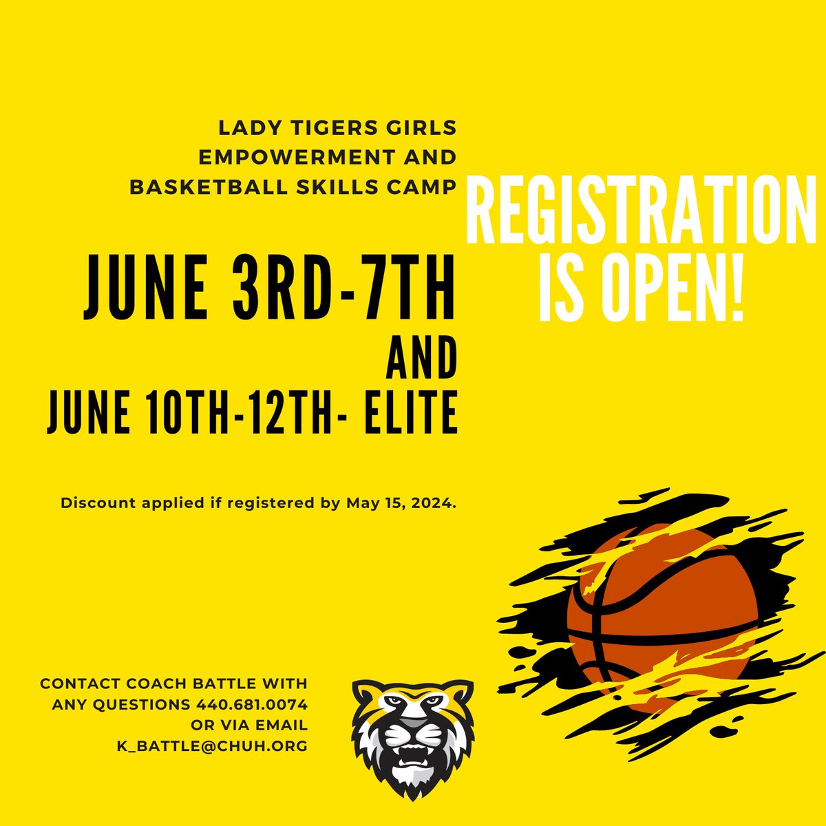 Heights High's girls basketball coaching staff is offering a summer camp for girls currently in grades K-10. The camp will be held at Heights High. Their mission is to positively influence youth in the game of life and basketball. Registration is open >> bit.ly/3UfN9w4