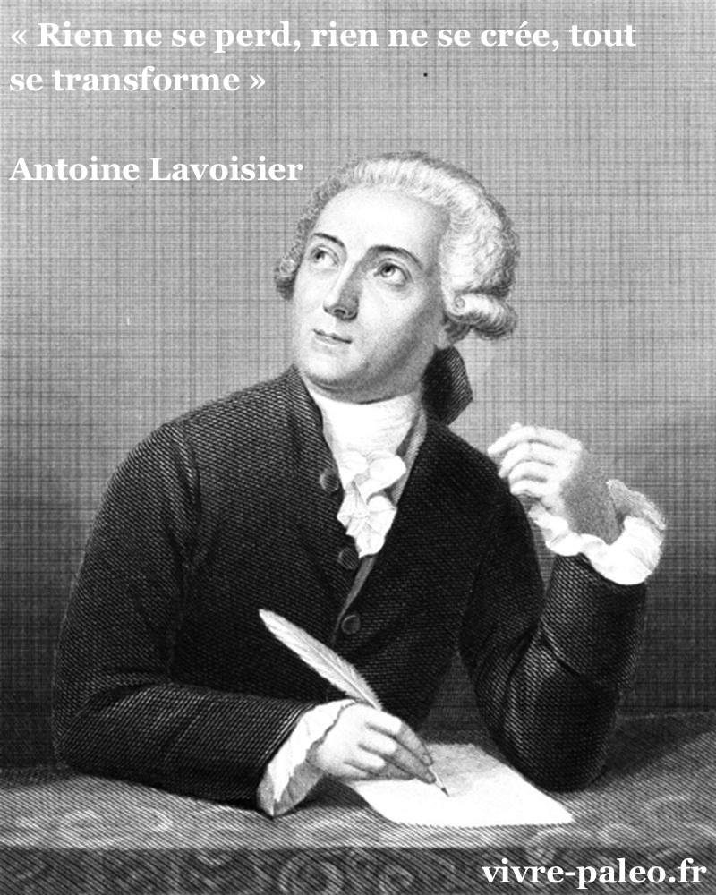 'Nothing is ever lost, nothing is ever created, everything transforms.' -A. Lavoisier (Chemistry was Spiritual at that time)