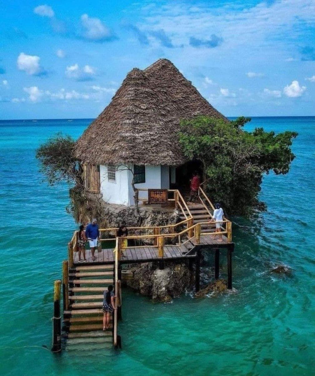 Rock Restaurant, Zanzibar, Tanzania 🇹🇿 #Africa