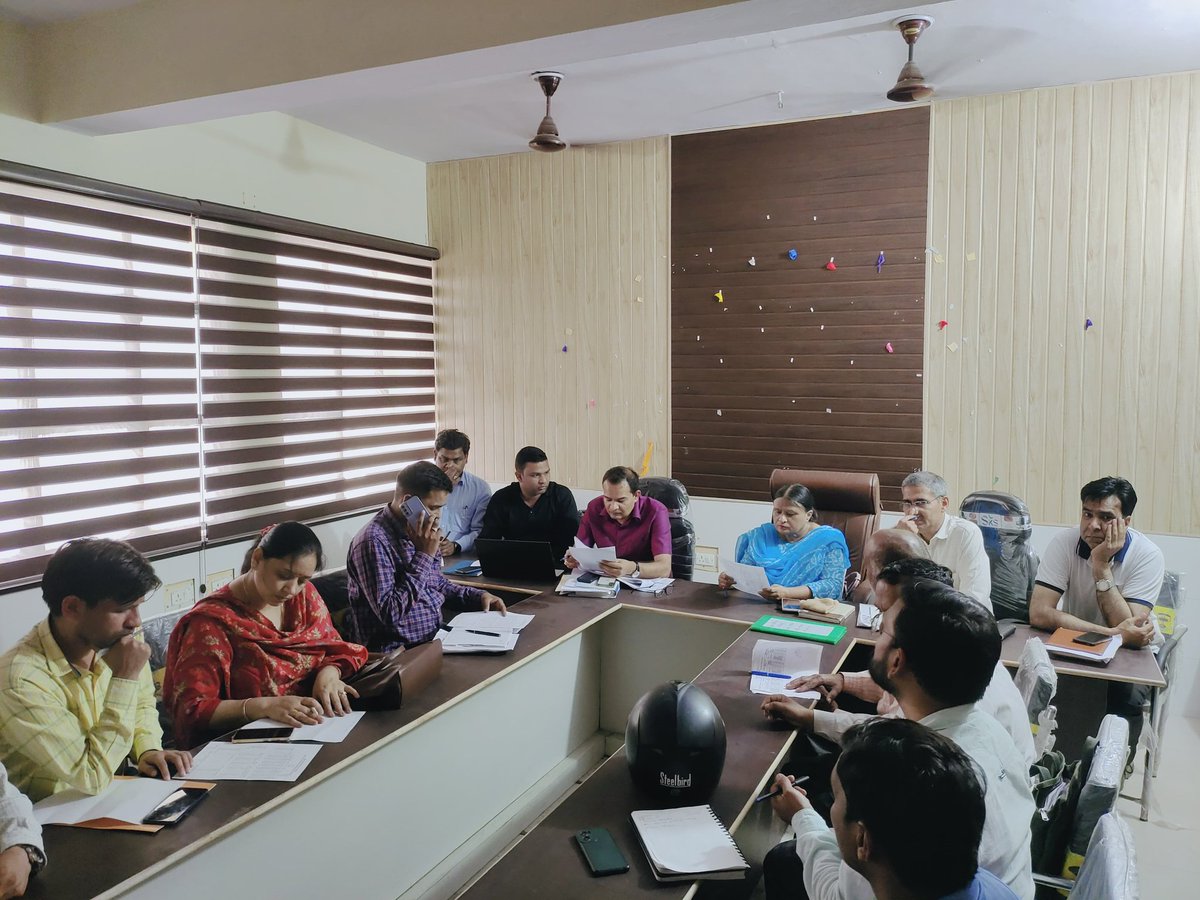 CMO_Sambhal's tweet photo. Sanchari Meeting at Sambhal https://t.co/qLoWxLdTEV